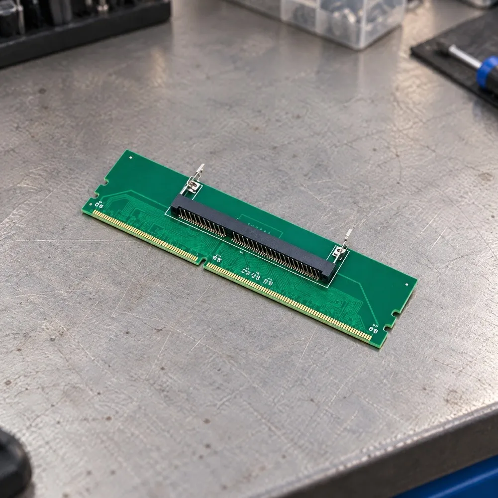 DDR3 DDR4 DDR5 For Laptop to for Desktop Adapter Card for Memory Testing and Upgrading Metal SO DIMM DIMM Connector 13.4x3.7mm
