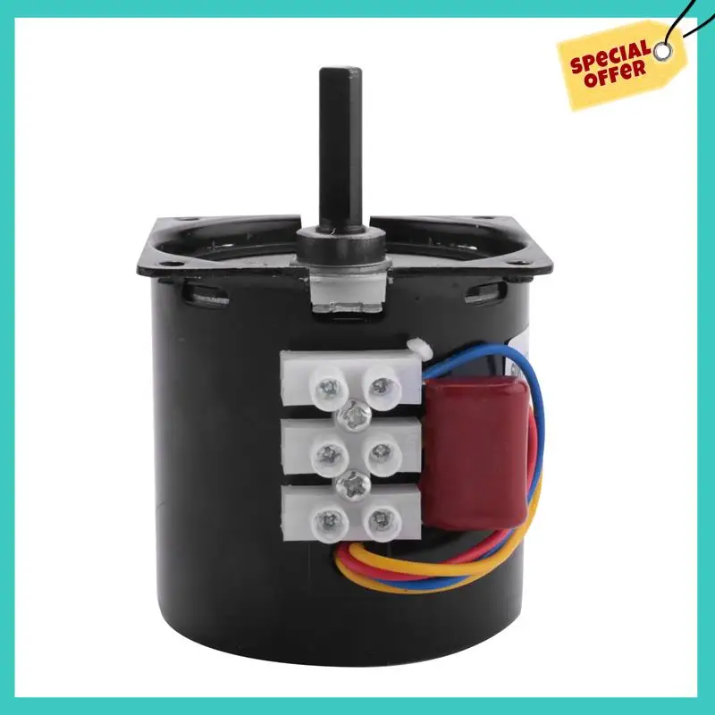 -ABHW 4X 220V AC Synchronous Gear Motor 60KTYZ 60-KTYZ Permanent Magnet Synchronous Gear Motor 220V 2.5 Rpm