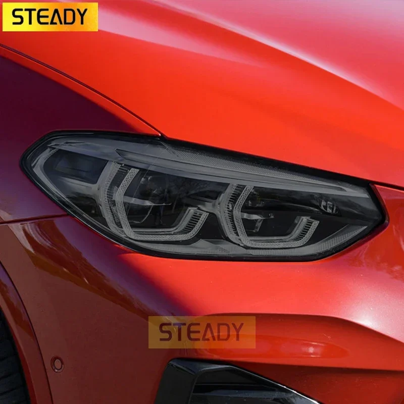 

Car Headlight Protective Film Front Light Smoked TPU Sticker For BMW F25 F26 F15 F16 G01 G02 G05 G06 G07 F48 F39 X M Accessories