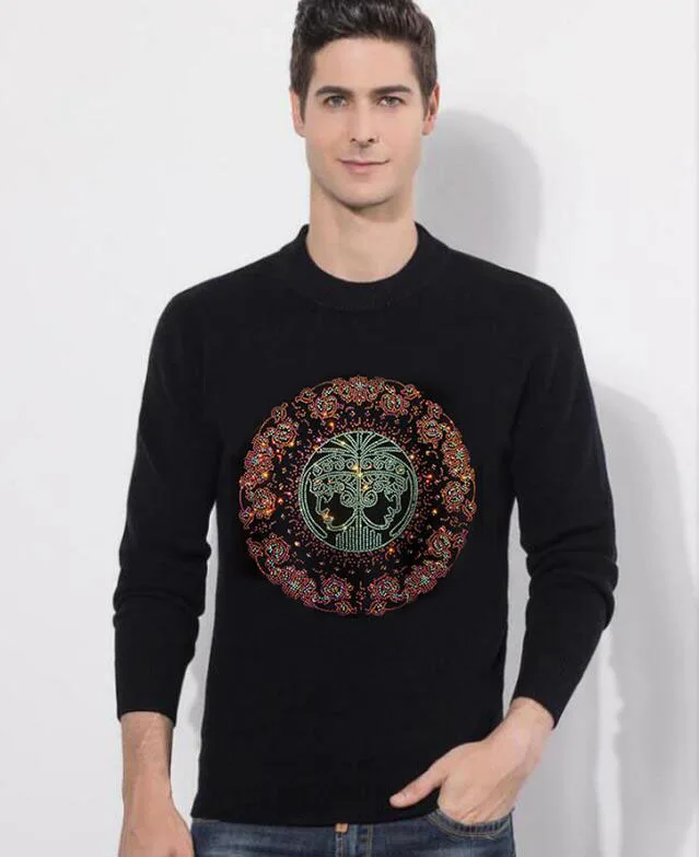 

Men hoodies 2023 Hot drill Designer Rhinestone pullover Sweatshirt Tops pullover Color