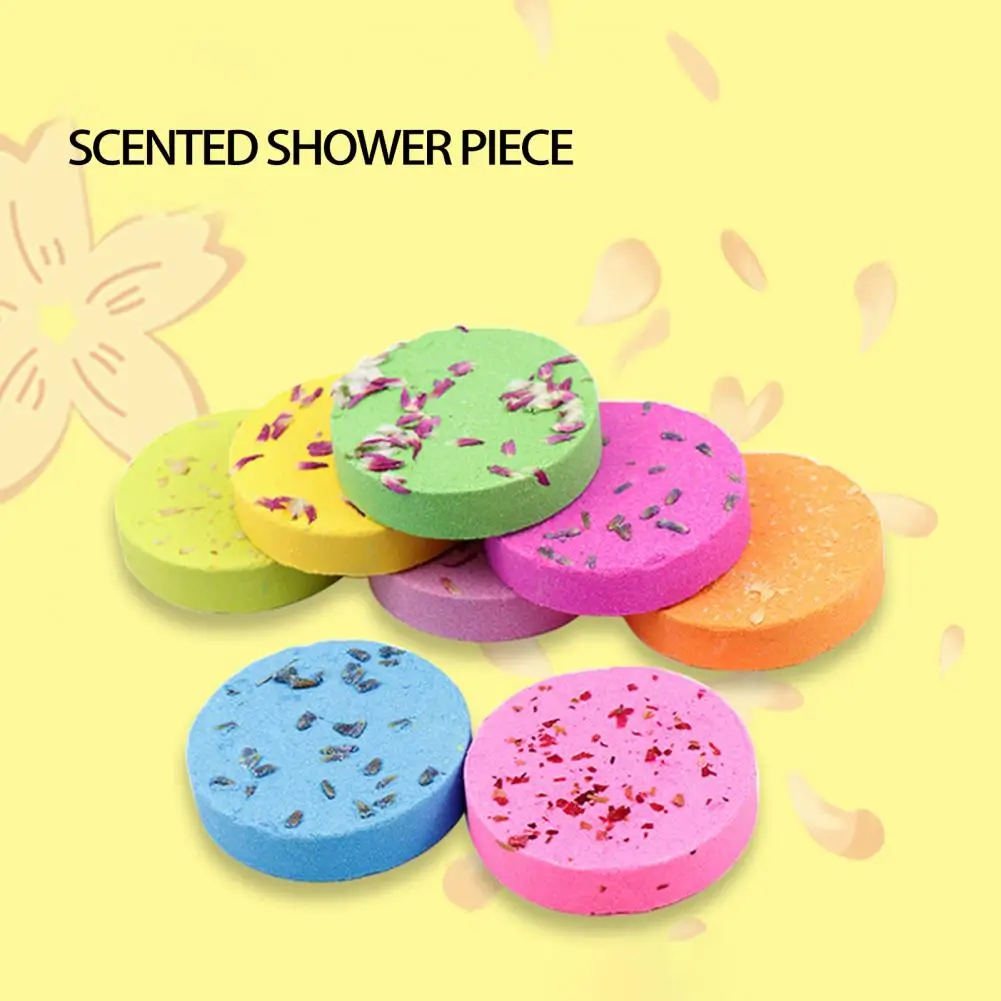 Practical Shower Steamer Soothing Comfortable Gently Clean Bath Tablet Female Supply