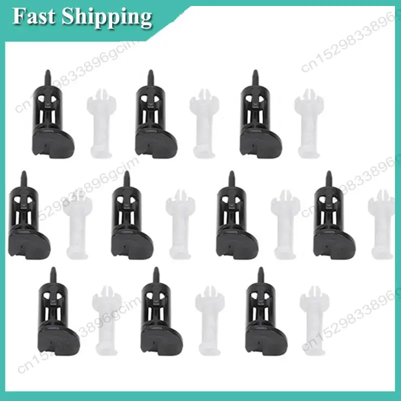 -BABQ 10Pcs Plastic Mounting Clip For  4 Way CPU Coolers CPU Heatsink Cooler Fan Accessories