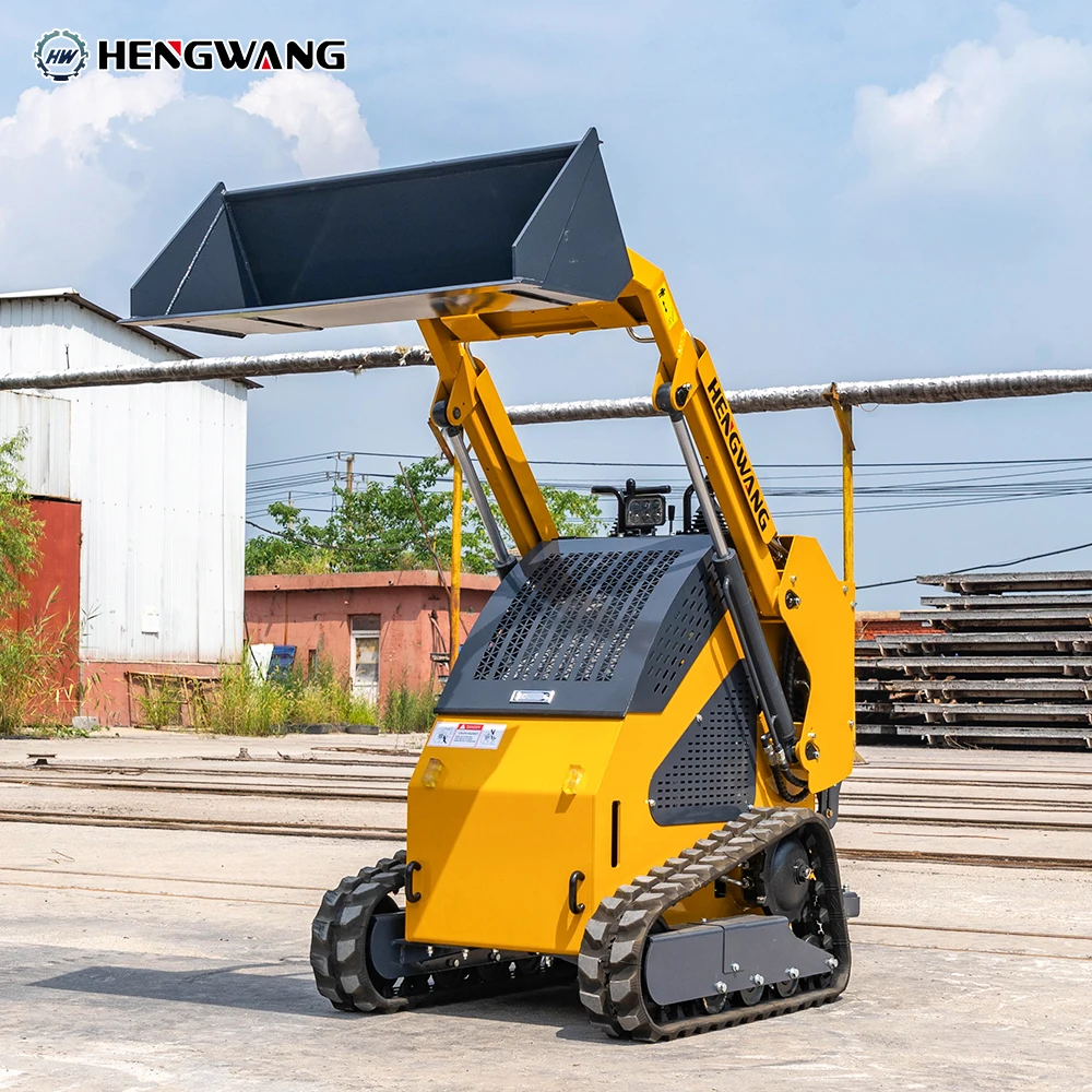 Mini Crawler Skid Stuur Loader Kleine Skid-Stuur En Compacte Track Laders Aangepaste Landbouwmachines HW-T360