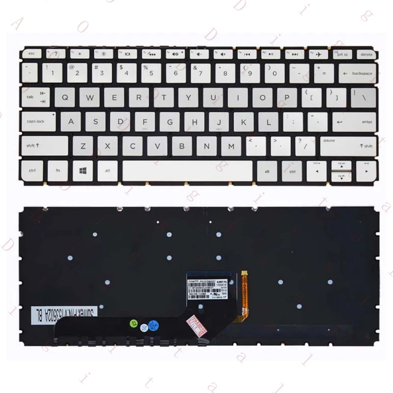 

W For HP ENVY TPN-C120 13-D023TU 13-D056TU 13-D Backlit Keyboard English Keyboard