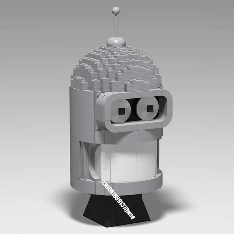 

New 500Pcs Popular Cartoon Character Bender Robot Head Model Custom Puzzle DIY creative ideas Kid Toys Birthday Gift