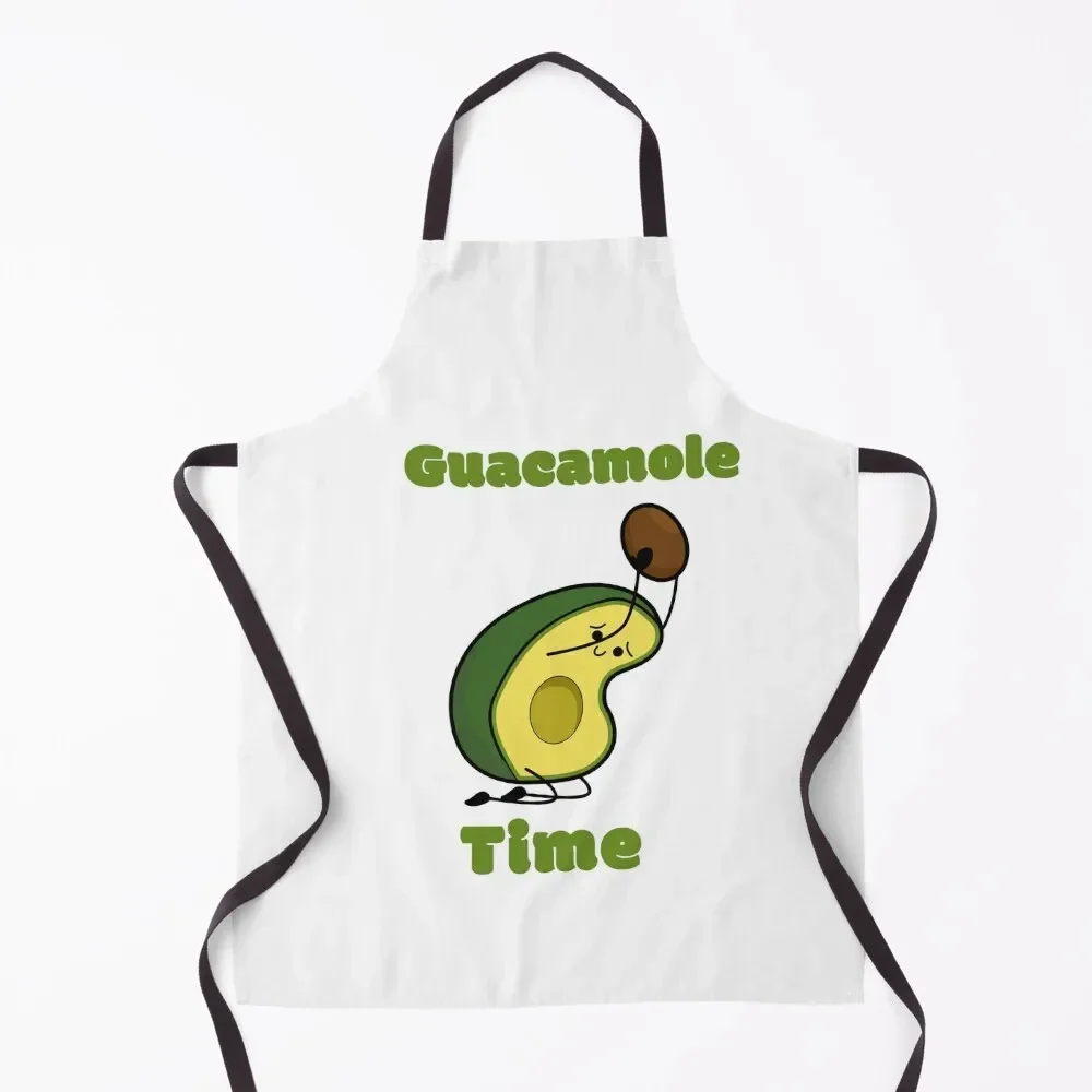 

Фартук Guacamole time, профессиональный кухонный фартук для кухни, кухонная куртка, женский фартук