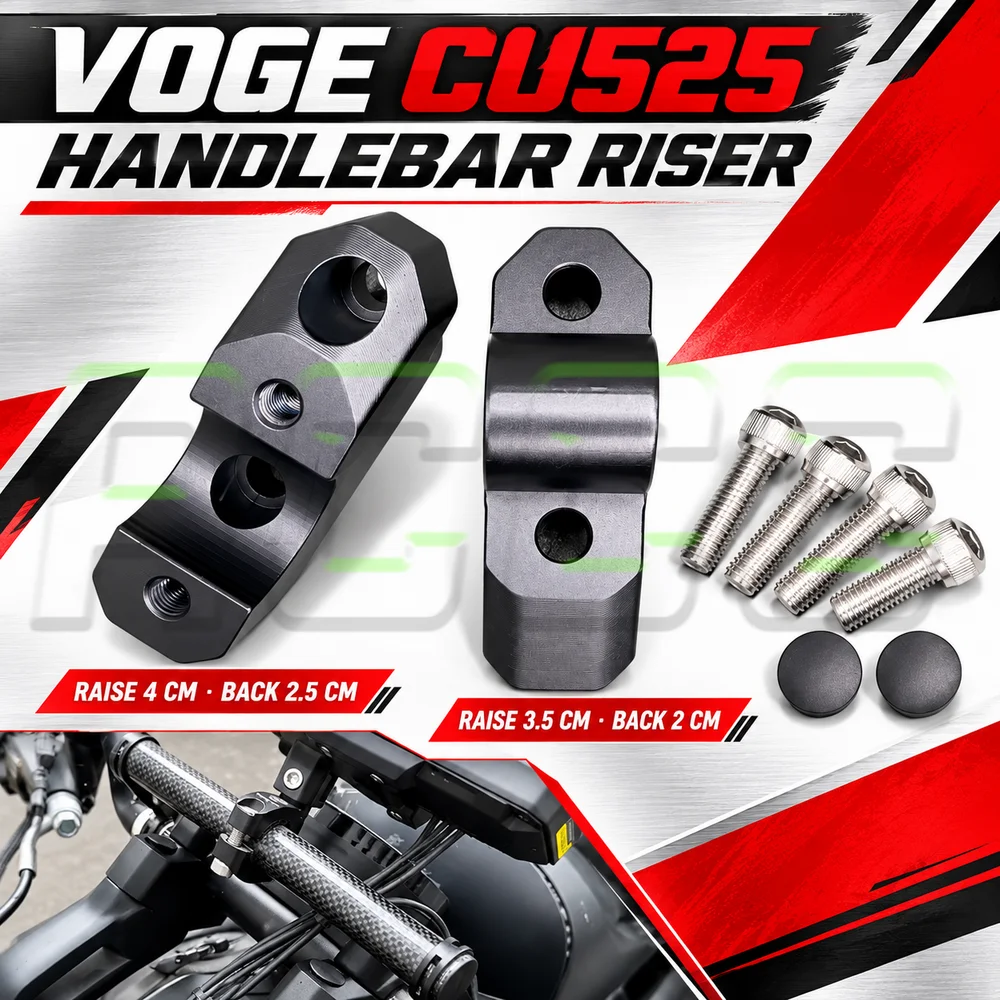 Handlebar Riser Bracket Heightening Backward Adapter For VOGE CU525