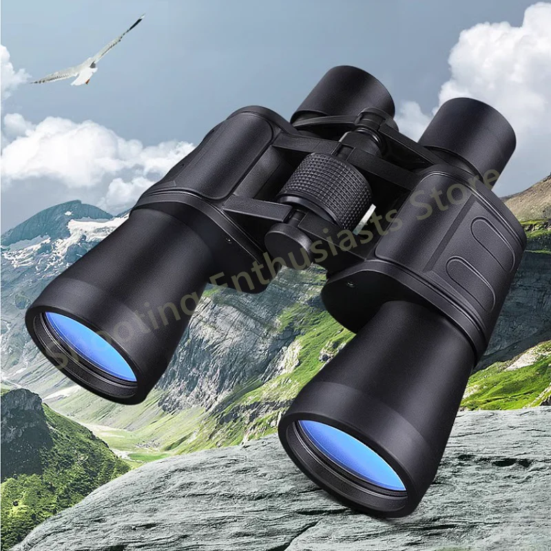 20x50 High-power Remote Dual Barrel Zoom High-definition BAK4 Prism High Magnification Hunting and Tourism Telescope