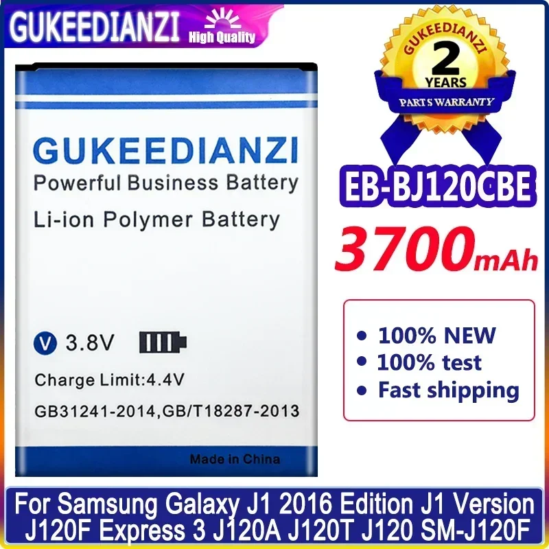 GUKEEDIANZI Battery For Samsung Galaxy Express 3 J1 2016 SM-J120A SM-J120F SM-J120F/DS J120 J120h J120ds EB-BJ120CBU EB-BJ120CBE