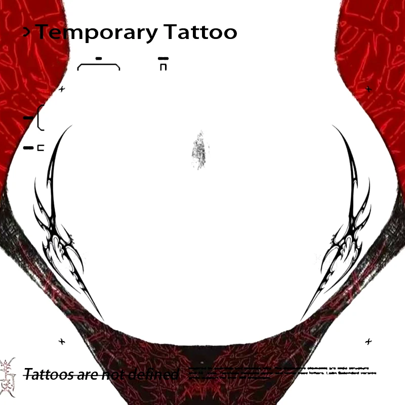 

Fake Tatto Temporary Tattoos Dark Star Moon Thorns Herbal Juice Tattoo Stickers Semi-permanent Tattoo Sticker Cool Stuff Hip Hop