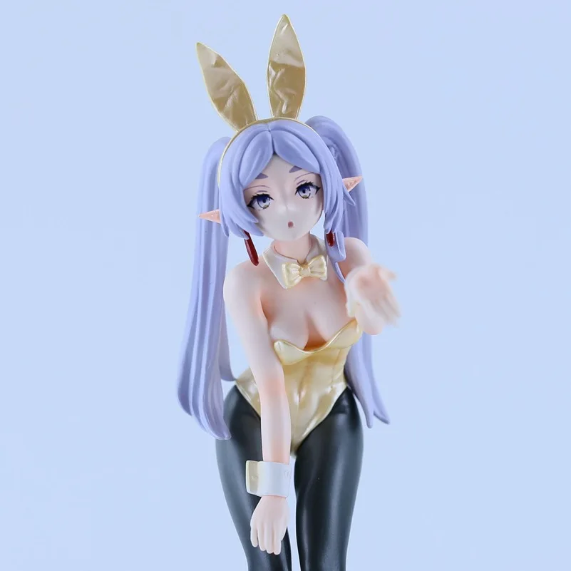 21 cm Frieren: au-delà du fin du voyage Frieren lapin fille coup un baiser Anime Figure modèle Statue Fans Collection bureau ornement jouet