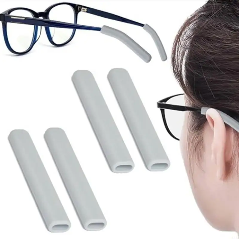 3 Pair Silicone Eyeglass Ear Pads Soft AntiSlip Ear Cushion Protective Grip for Outdoor Sport Activity Eyewear Safety 6XDA
