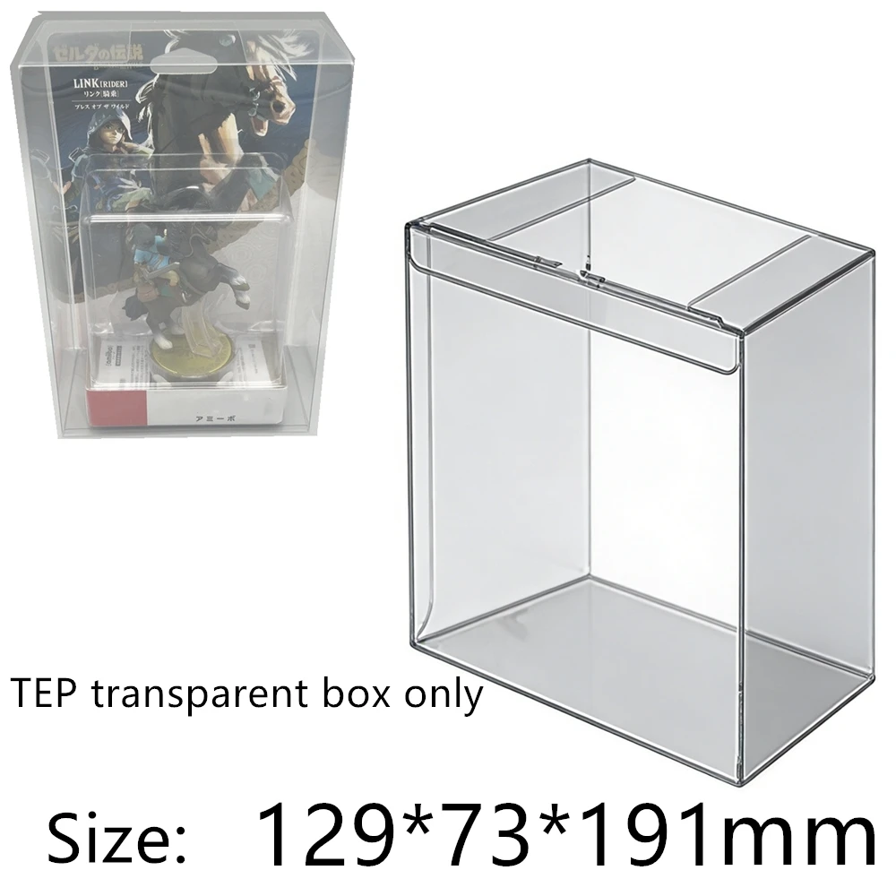 Transparent Box Protector For The Legend of Zelda: Breath of the Wild Collect Boxes PET Storage Game Shell Clear Display Case
