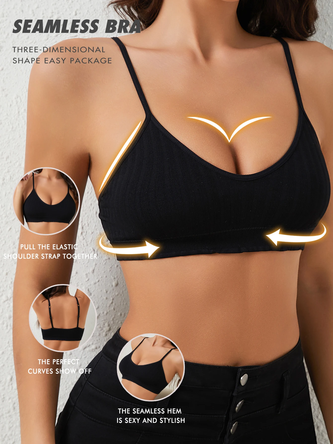 

Майка с открытой спиной, бюстгальтер, удобный бесшовный сексуальный бюстгальтер пуш-ап, топы для сна, интимное нижнее белье, женский бюстгальтер, нижнее белье