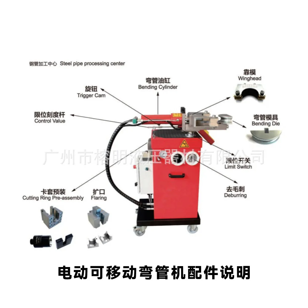 Metal Pipe Bender Industrial Steel Tube Bending Flaring Machine
