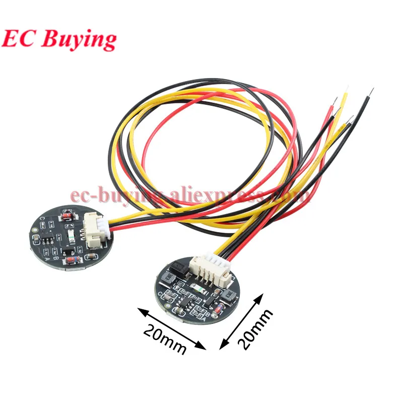 1Pc-10Pcs Touch Button Switch Sensing Module 3V-30V Momentary/Self-Locking Single-Button Bistable Touch Switch 3/4-Wire LED view 5