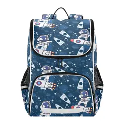 Schoolbag Children Backpack Boy Girl Primary Cartoon astronaut print Book Bag Multi Pockets large capacity Japanese Backpacks