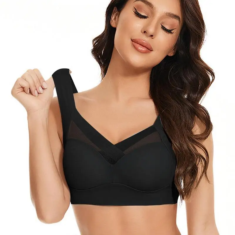 Posture Correcting Bra Wireless Ergonomic Push-Up Comfort Bra With Back Support Breathable And Non-Slip Bras For Women And Girls