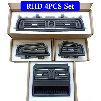 Reemplazo de rejilla de salida de ventilación de aire acondicionado cromado RHD para conductor derecho para BMW 5 Series F10 F11 F18 520 523 525 528 530