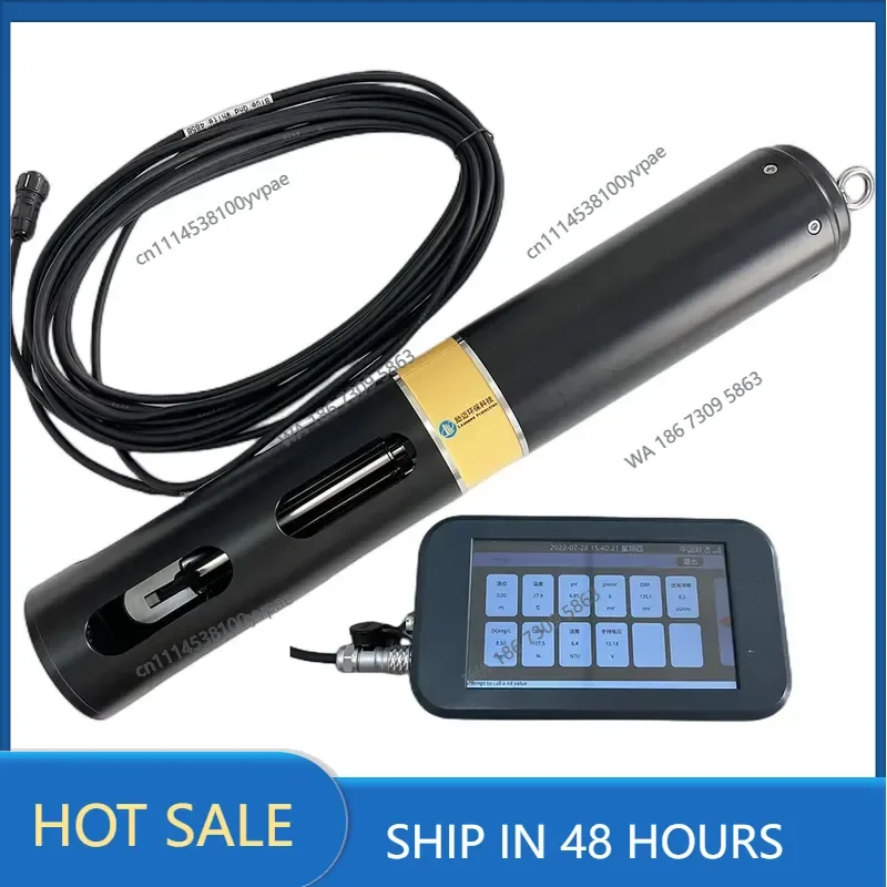 High-quality online multi-parameter water quality tester pH dissolved oxygen TDS detection, self-cleaning and environmentally