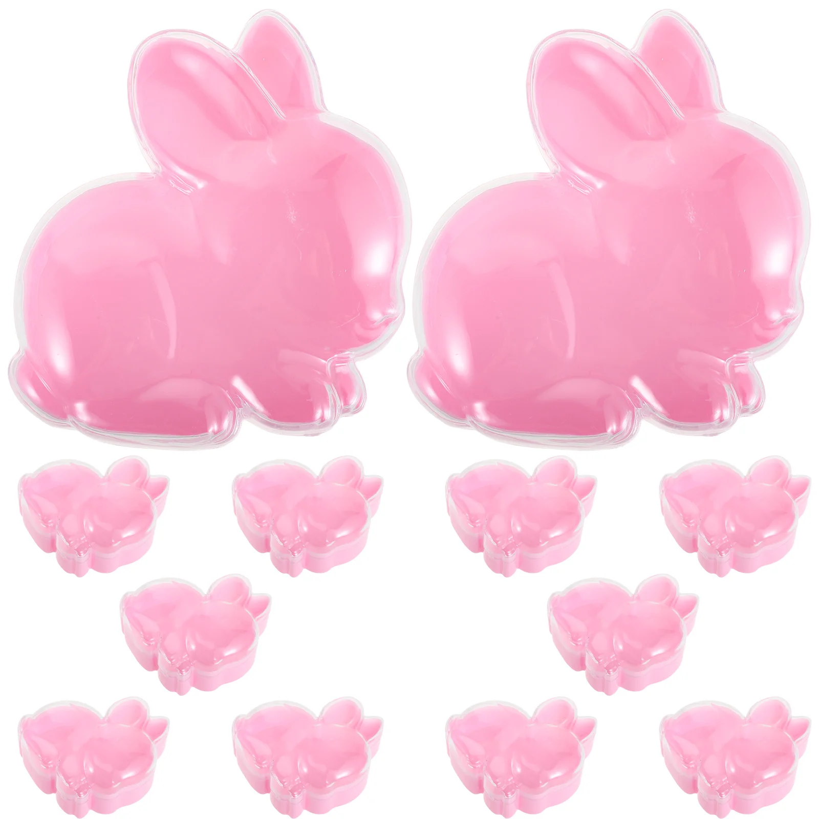 

12pcs European Style Rabbit Candy Boxes For Wedding Bunny Shaped Small Treat Boxes Party Favor Present Packaging Empty Snack