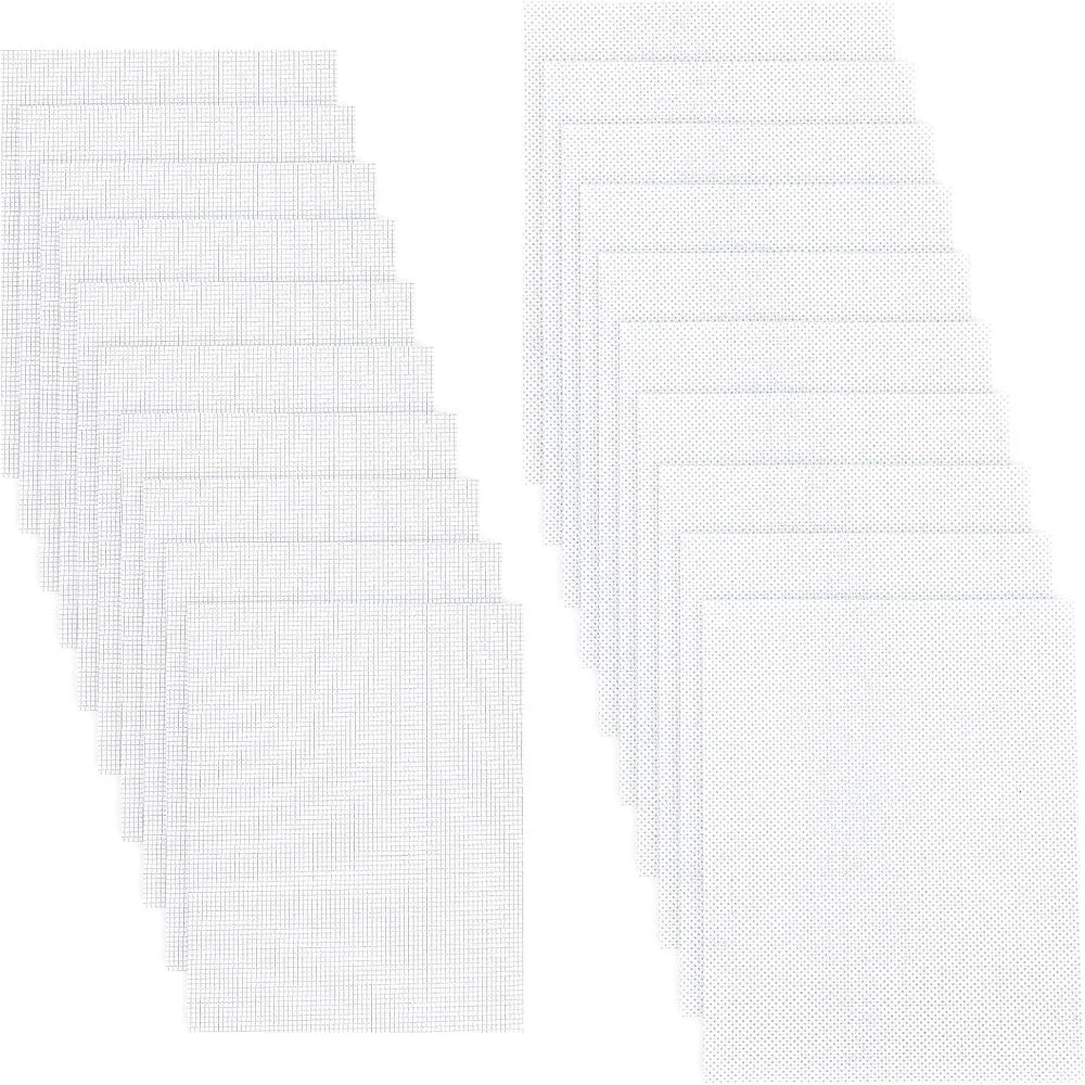 pacotes-de-materiais-para-artesanato-em-papel-feitos-a-mao-com-rede-e-nao-tecidos-brancos-16~18x12~124cm-20pcs-conjunto