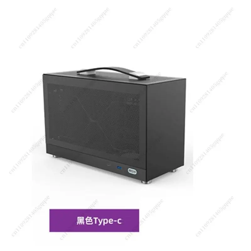 Tragbares ITX MINIA4-Gehäuse, Dense Hole S300 A4 Desktop-Kleingehäuse – Detail 2