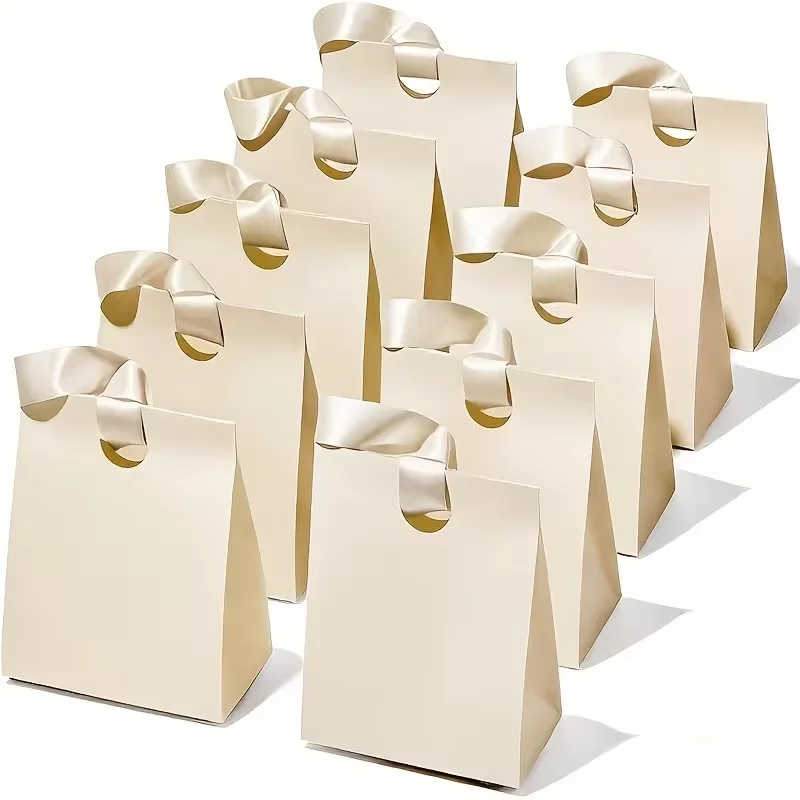 2026Paper Handbag Exquisite Jewelry Gift Bags With Handles Party Favor Packaging Paper Bag Birthday Wedding Present Bag view 2