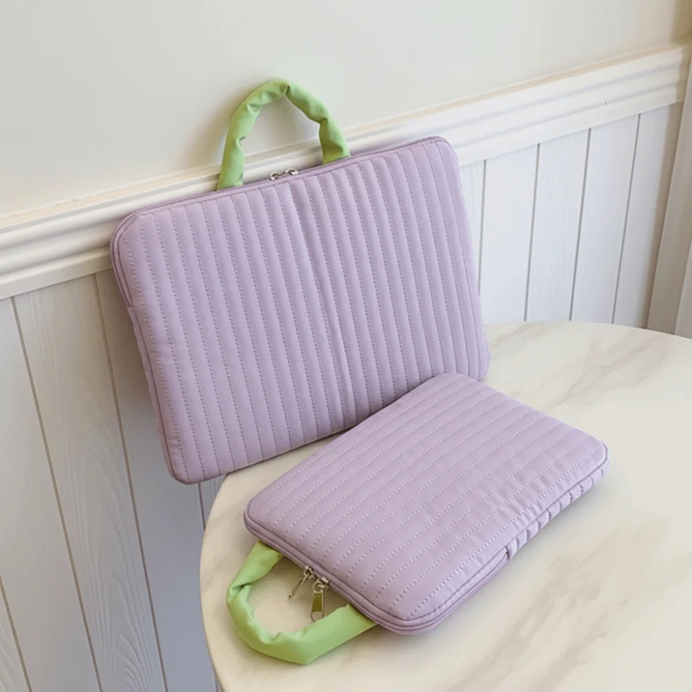 

Portable Laptop Sleeve Cover Bag Soft Case Lightweight Computer Protective Case Korean Style Shockproof Notebook Sleeve Pouch