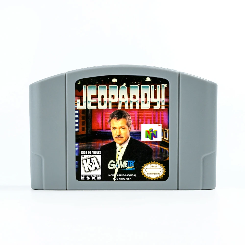 BAHAYA! Untuk Cartridge Game Retro 64 Bit versi USA NTSC formatchien hadiah Gaming