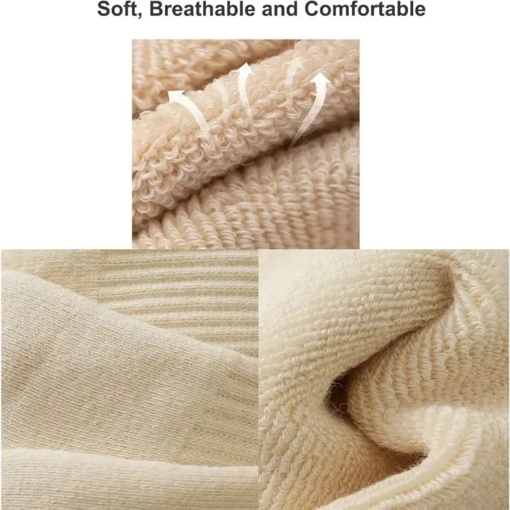 

New Anti Odor Sweat Absorbing Breathable Non Slip High Top Socks Women's Yoga Socks with Grips (Pack of 2)