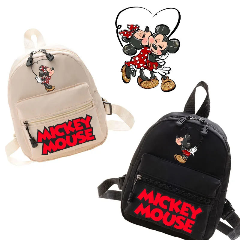 2024 Disney Mickey Minnie Mouse Women's Mini Backpack New NS Girly Heart Cute Trendy Bag Versatile Convenient Travel Backpack