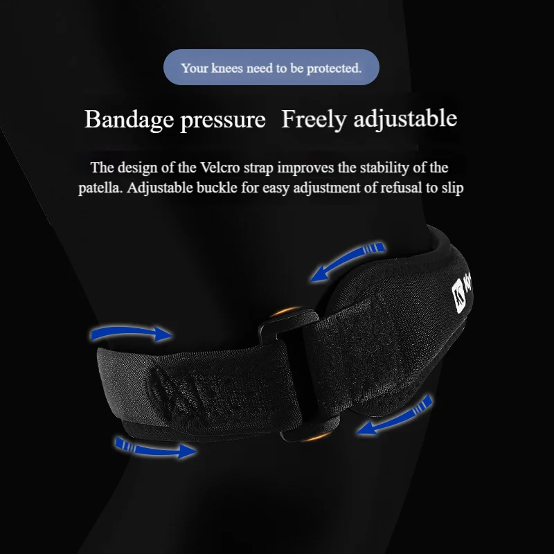 Sports Compression Professional Patella Strap Outdoor Running Fitness Knee Pads Shock-absorbing Breathable Protective Equipment