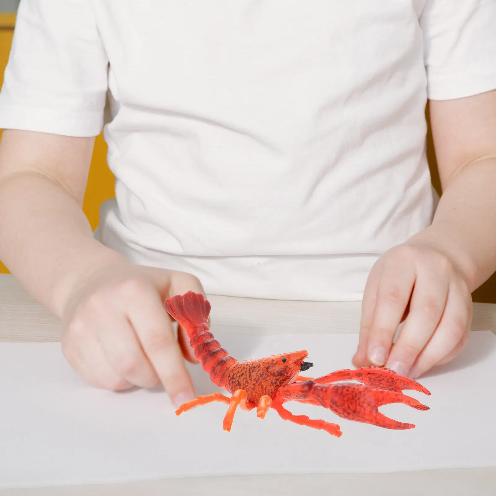 

Vivid Lobster Simulation Creative Educational Desktop Ornament for Child Bedroom Living Room Study Area Decoration Collection
