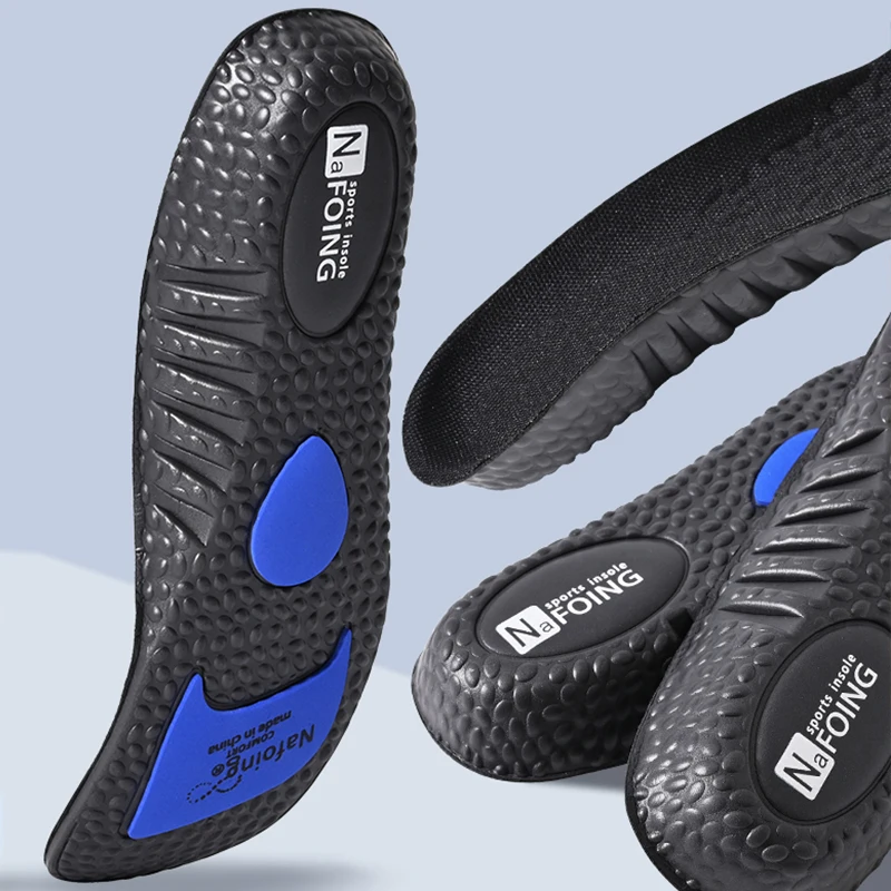 Sole Shock Absorption Deodorant Breathable Cushion Sport Insoles For Shoes Running Insoles For Feet Man Women Massage Care Pads