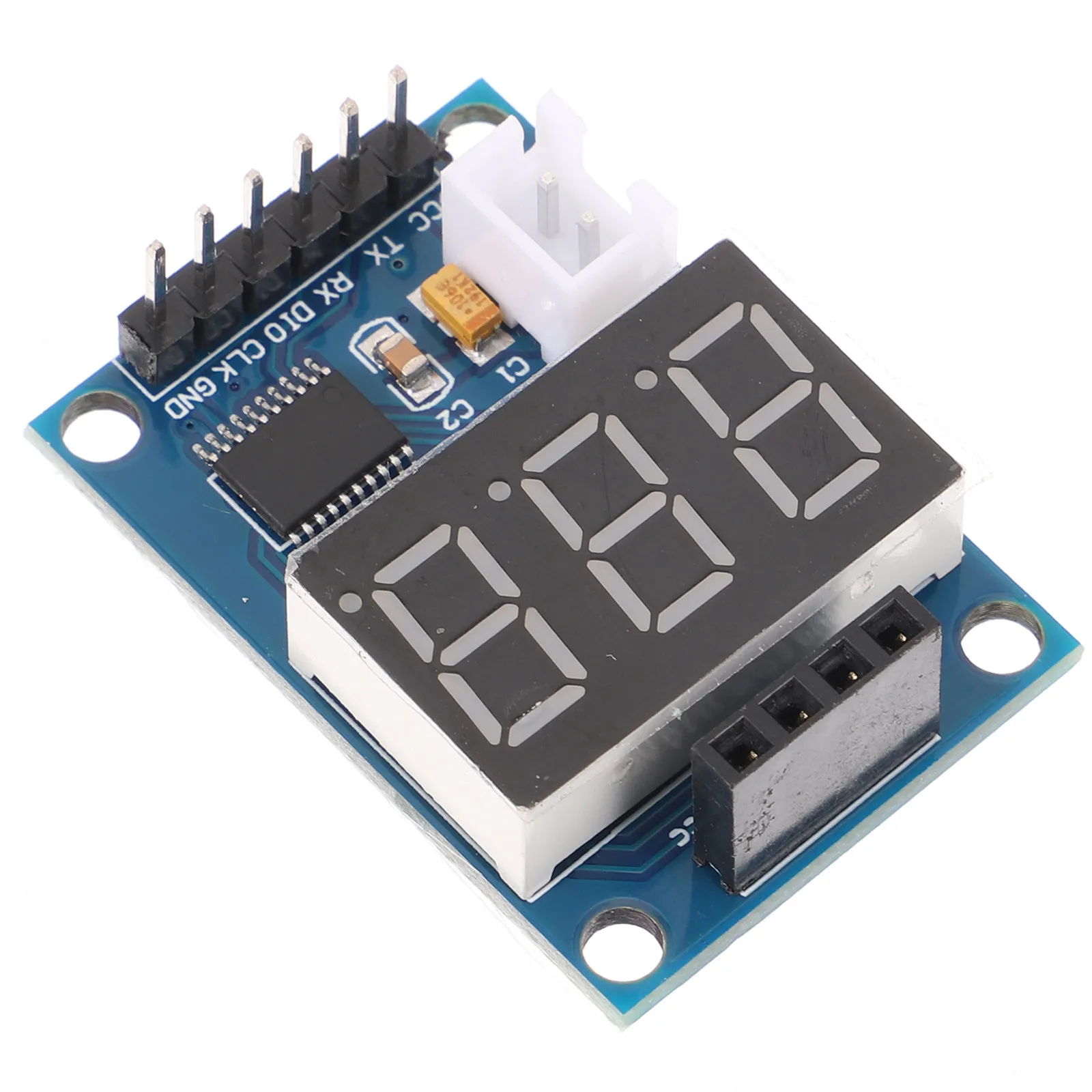 Ultrasonic Distance Measuring Module High Precision 0.3cm Accuracy Digital Display Serial Output for Robot Navigation