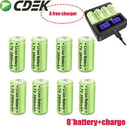 Lithium battery CR123A  16340 CR17345 16340 cr123a 3v/3.7v rechargeable Batteries for Gas meter Wireless Door Alarm