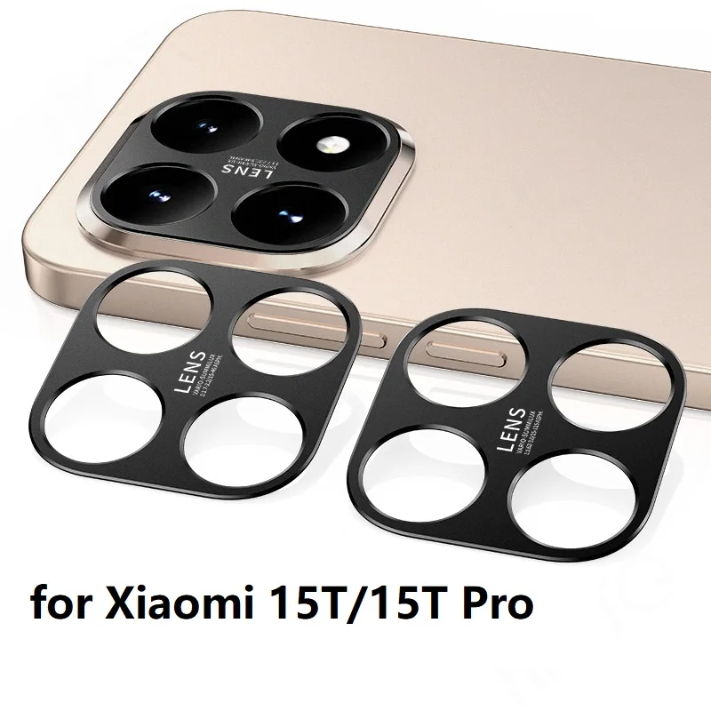 

for Xiaomi 15T Pro Camera Bezel Anti Scratch Metal Frame Cover Hollow Film Super Slim Lens Protector Cap Sticker