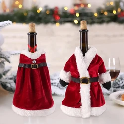 Christmas Wine Bottle Cover Merry Christmas Decorations For Home 2025 Natal Christmas Ornaments Xmas Gifts Happy New Year 2024