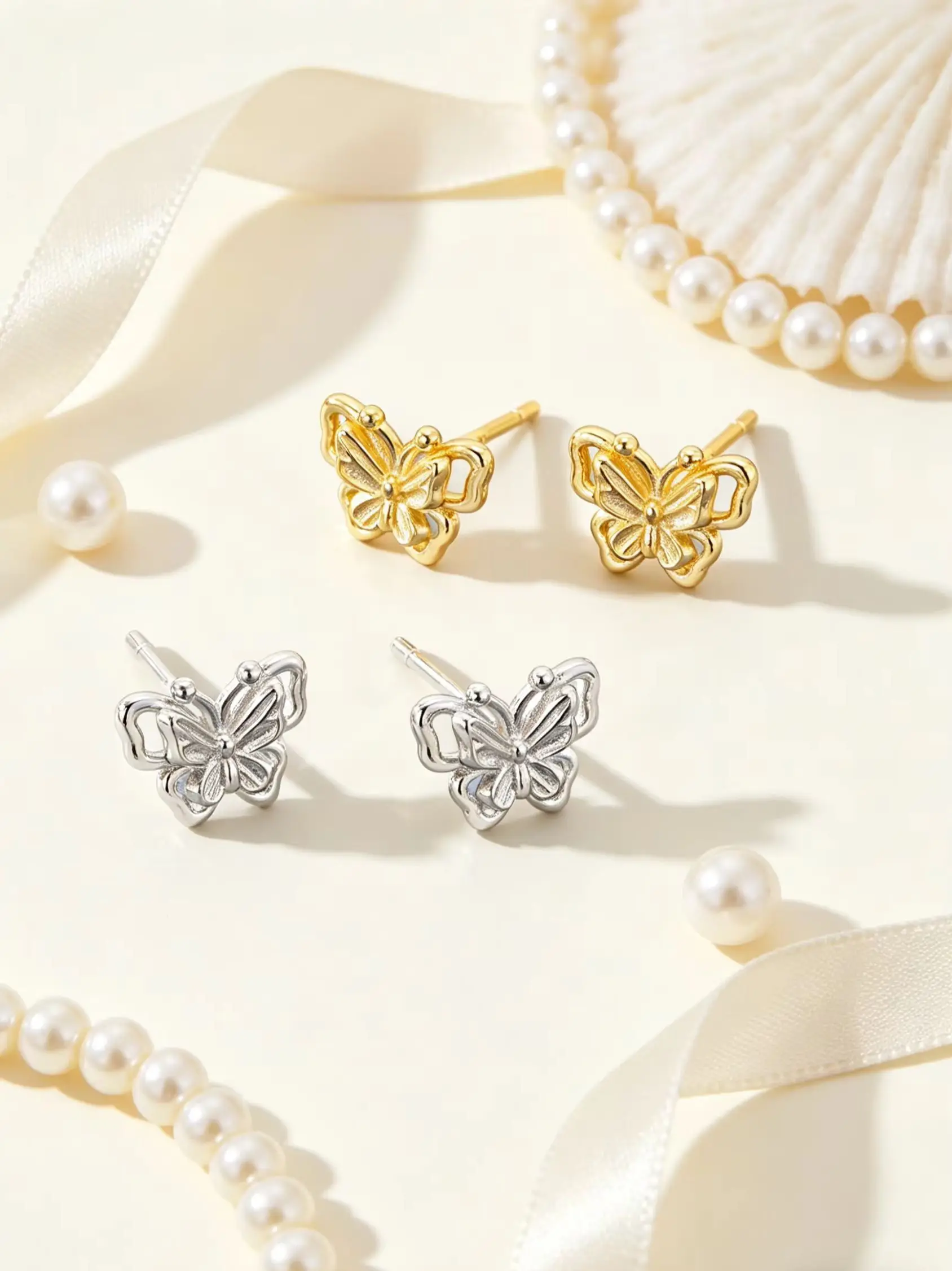 Soul Dancer 925 Sterling Silber mit Zirkon Besetzt - Elegante Damen-Ohrringe, Luxuriöser Schmuck