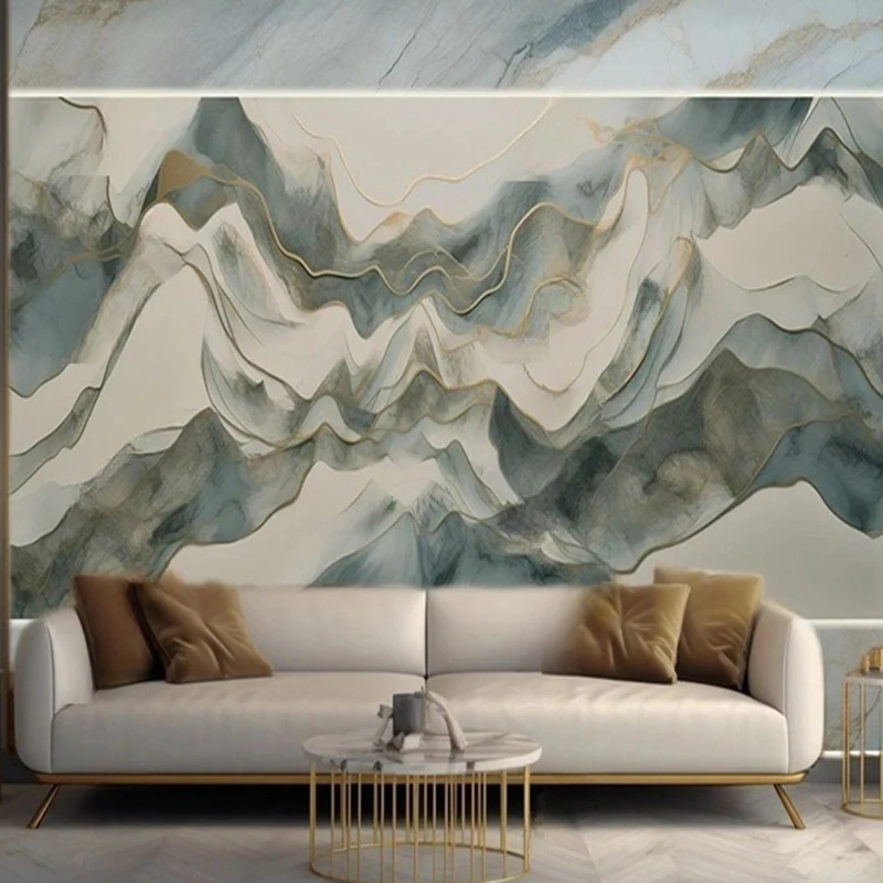 MU8050 3D Photo Papel De Parede Chinese Artistic Conception Beautiful Lotus Mural Wallpapers For Living Room Bedroom Home Decor