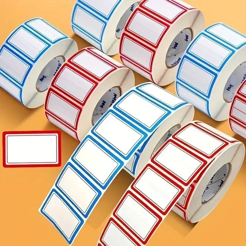 500pcs Residue-Free Freezer Labels, Waterproof & Oil-Resistant, Reusable for Food Containers & Pantry