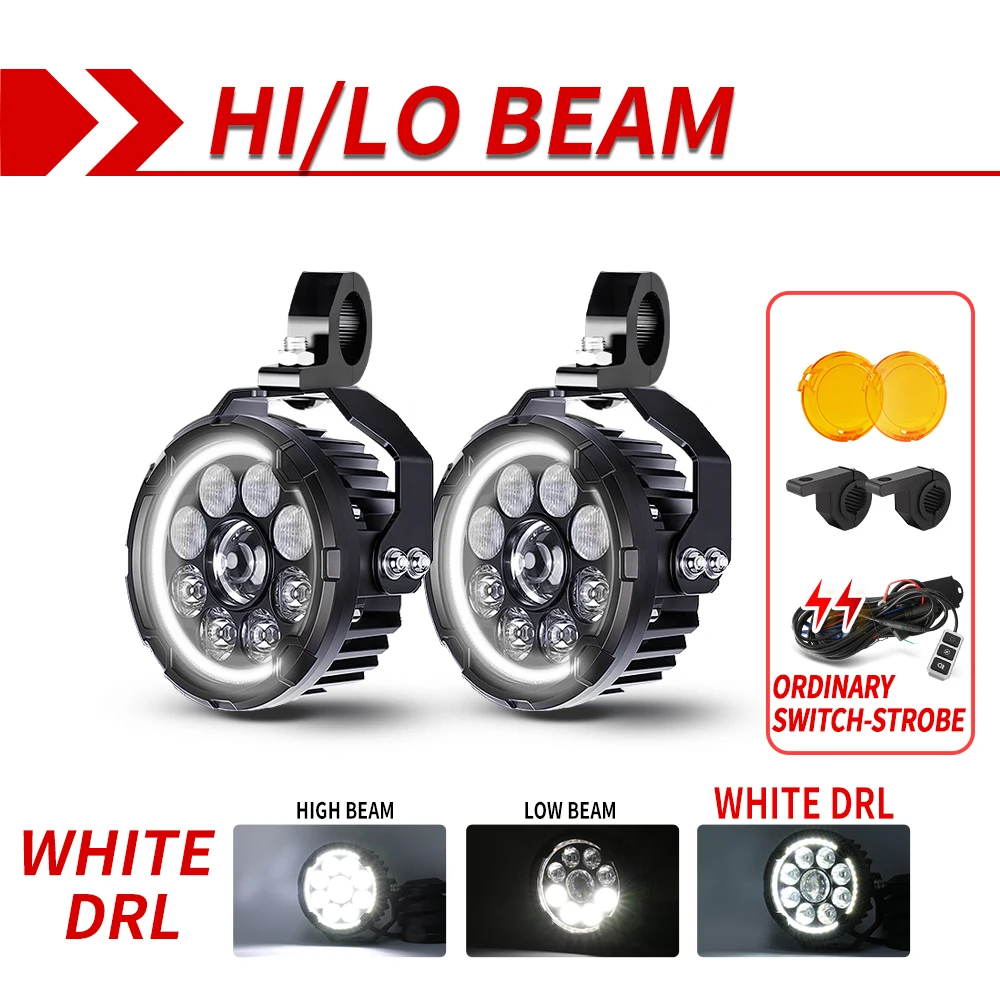 CO LIGHT 4” motorfietsen mistlamp Led extra rijlicht voor BMW R1200GS R1250GS LC ADV R 1200GS F800GS F700GS off-road gebruik