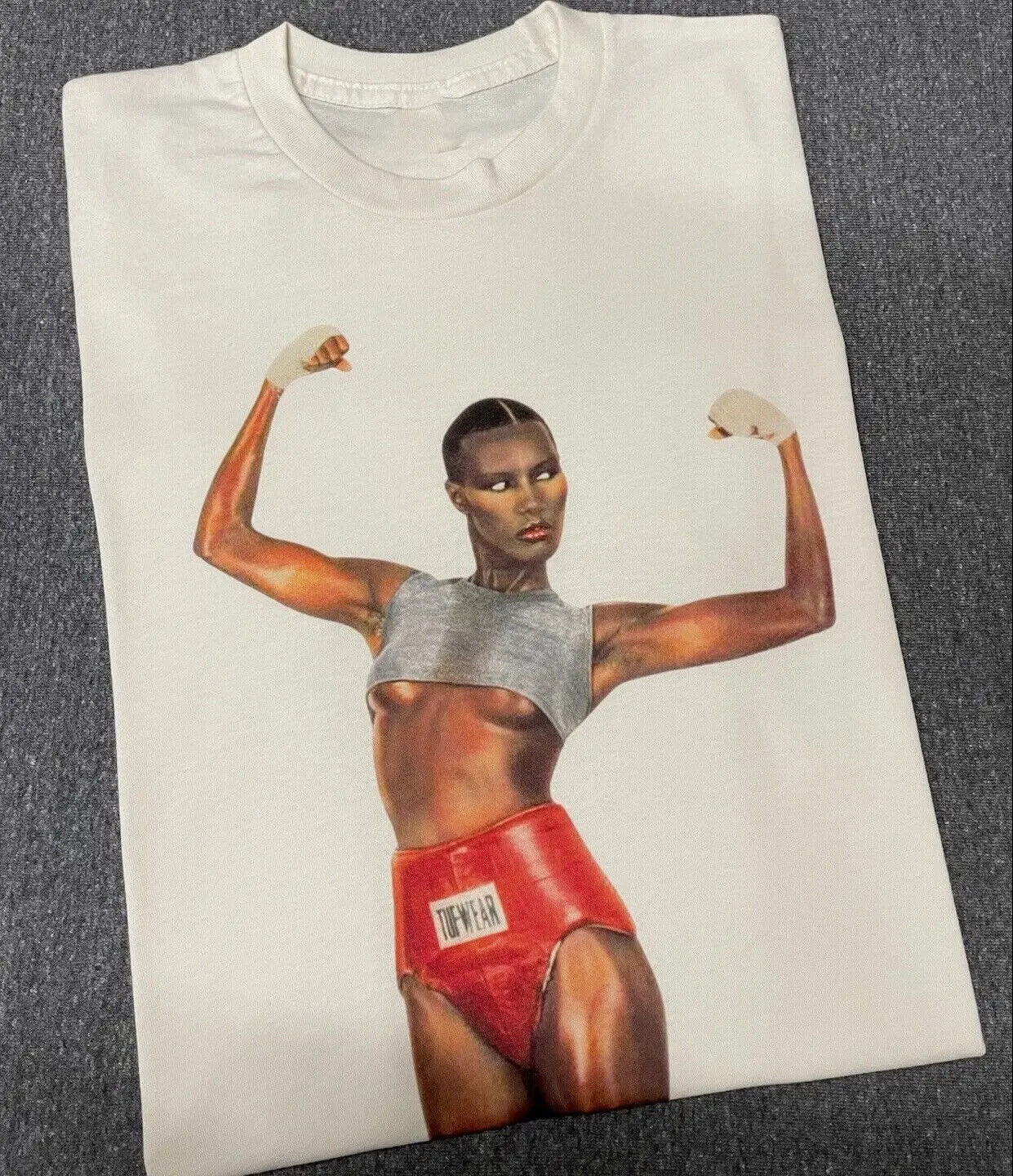 Grace Jones Shirt Island Life T Shirt Music S-4XL Cotton Shirt NG1629