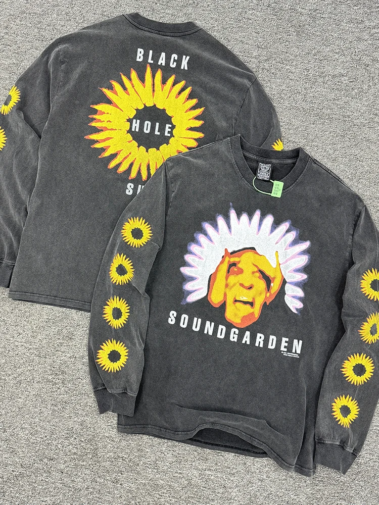 

Футболка Sounarden Limited Edition American Waed Long Sve ex Youthful, дышащий хлопок, модная весна-осень