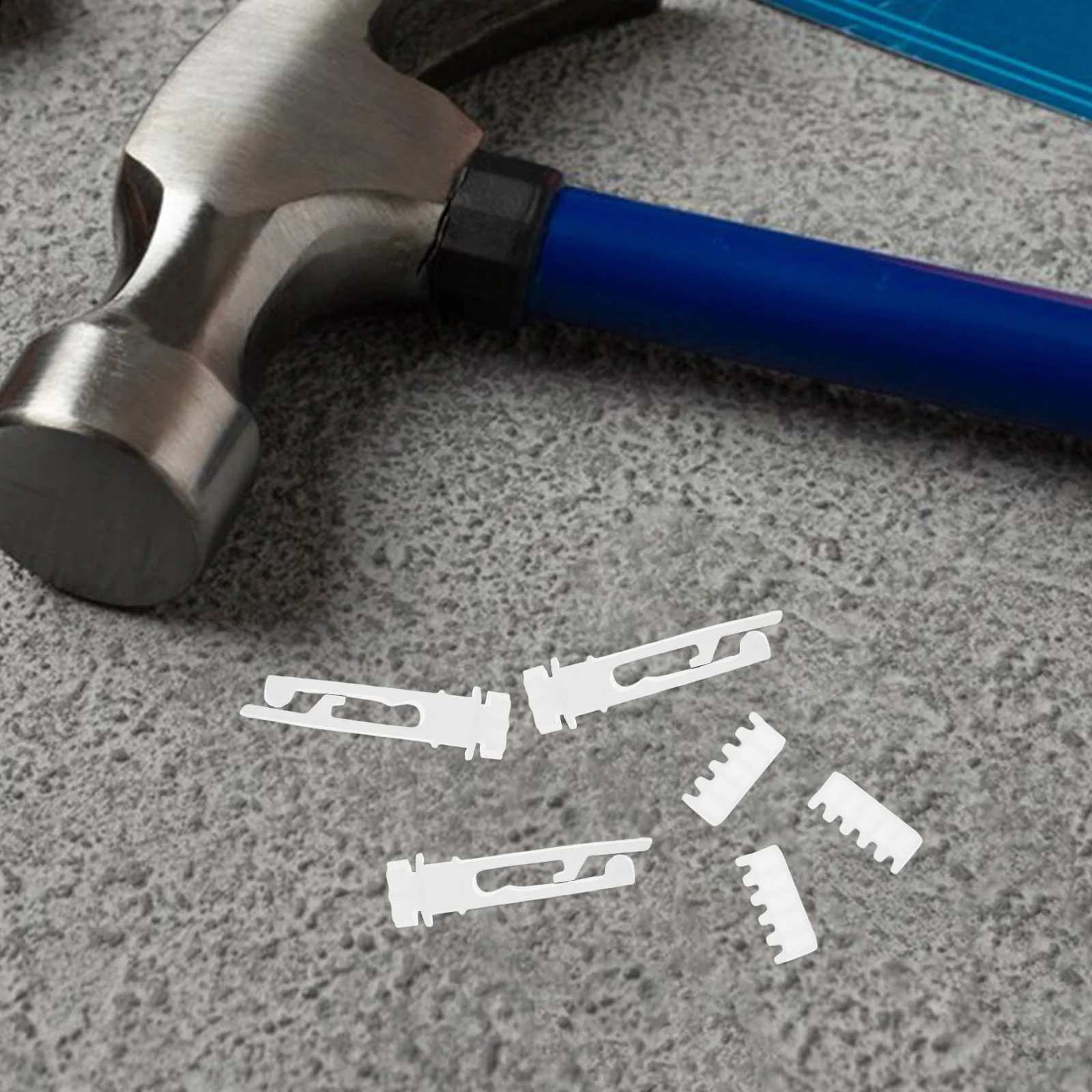 مجموعة واحدة من قطع غيار العمياء العمودية مع السيقان والبكرات لتثبيت الستائر المكسورة، سهلة التركيب، عملية سلسة