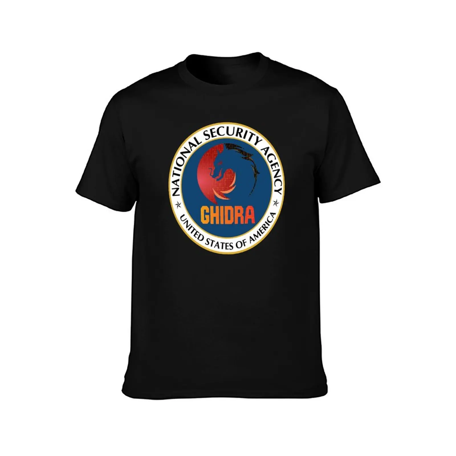 Cyber Security - NSA - Ghidra - Reverse Engineering tool emblem T-Shirt oversized t shirt oversizeds mens t shirts