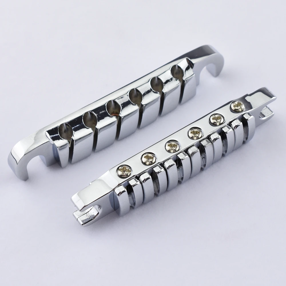 1 Set Original Genuine IBZ Quik Change III Tune-O-Matic Electric Guitar Bridge And Tailpiece  Chrome