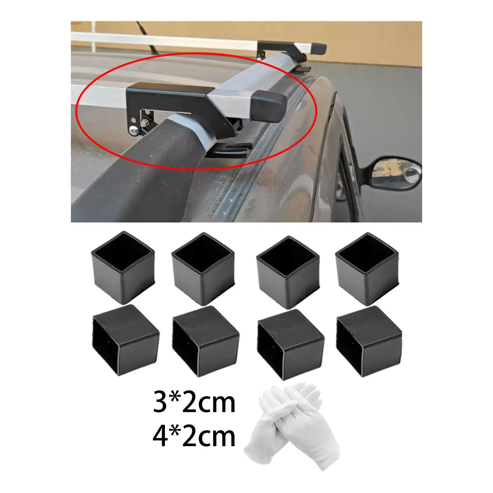 

Пластиковый конец автоматической перекладины для багажника на крышу автомобиля, крышка перекладины, сменные аксессуары для семейных путешествий