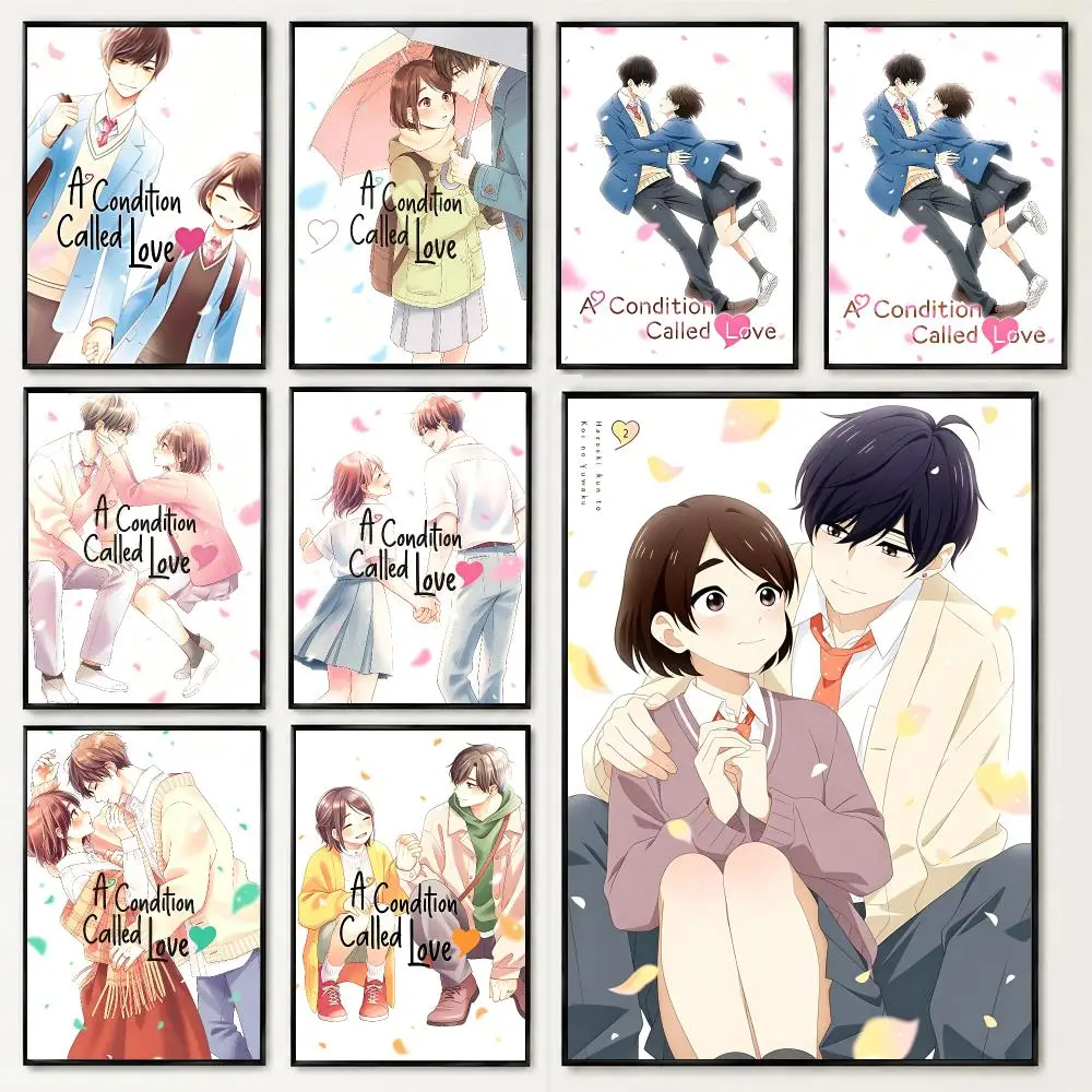 comic A Condition Called Love Poster Poster HD Printing Soothing and Cream Style Home Decor for the Living Room Cafes Gift